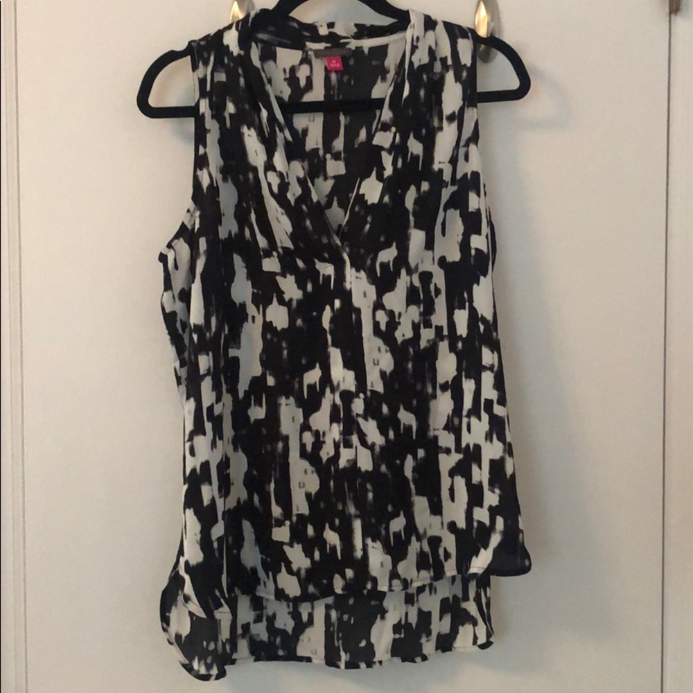 Black and white dressy tank top!